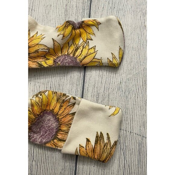 Burt’s Bees Baby Sunflower Footed Sleeper Pajamas (PJs), Size 0-3 months - Picture 5 of 7